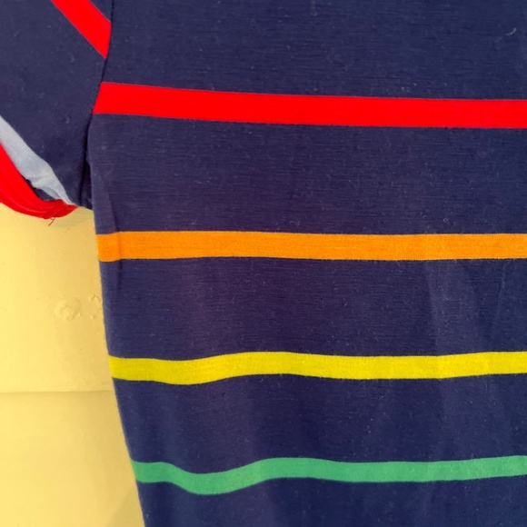 *NWT* ARIZONA JEAN CO. Navy Blue Rainbow Pride Soft Women's T-Shirt - Picture 6 of 11